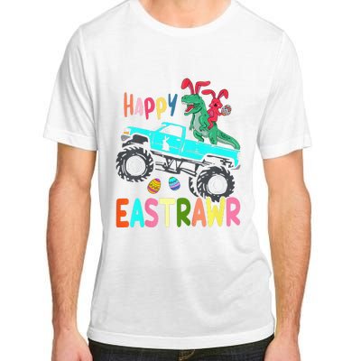 Happy Eastrawr Funny Easter Trex Monster Truck Adult ChromaSoft Performance T-Shirt