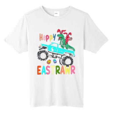 Happy Eastrawr Funny Easter Trex Monster Truck Tall Fusion ChromaSoft Performance T-Shirt