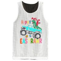 Happy Eastrawr Funny Easter Trex Monster Truck Mesh Reversible Basketball Jersey Tank