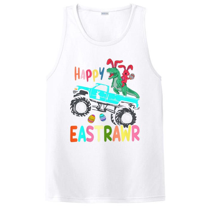 Happy Eastrawr Funny Easter Trex Monster Truck PosiCharge Competitor Tank