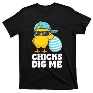 Happy Easter Funny Chicks Dig Me Easter T-Shirt