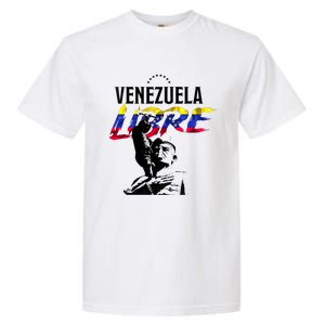 Hasta El Final Abajo Cadenas Venezuela Libre Garment-Dyed Heavyweight T-Shirt