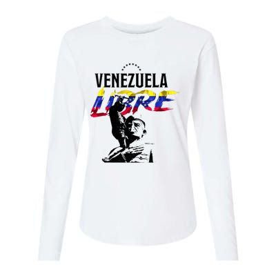 Hasta El Final Abajo Cadenas Venezuela Libre Womens Cotton Relaxed Long Sleeve T-Shirt