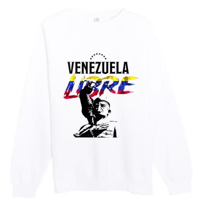 Hasta El Final Abajo Cadenas Venezuela Libre Premium Crewneck Sweatshirt