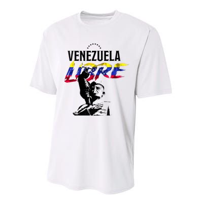 Hasta El Final Abajo Cadenas Venezuela Libre Performance Sprint T-Shirt