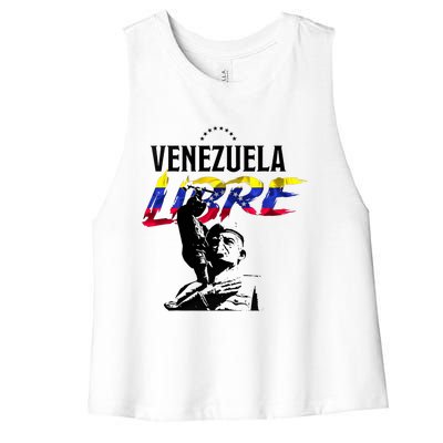 Hasta El Final Abajo Cadenas Venezuela Libre Women's Racerback Cropped Tank