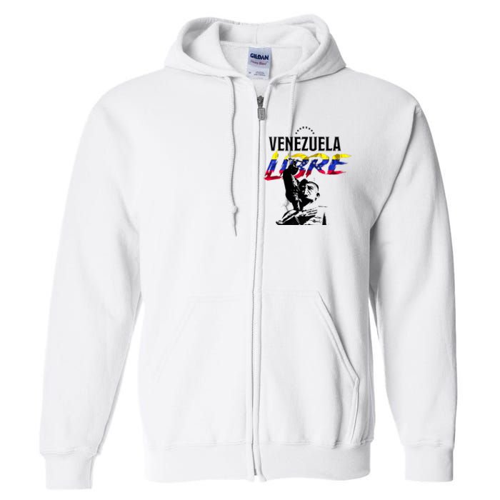 Hasta El Final Abajo Cadenas Venezuela Libre Full Zip Hoodie