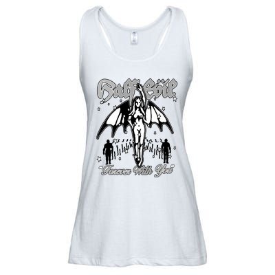 Half Evil Forever With You Ladies Essential Flowy Tank