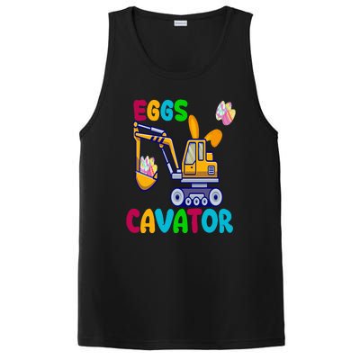 Happy Easter Funny Excavator Hunting Egg PosiCharge Competitor Tank