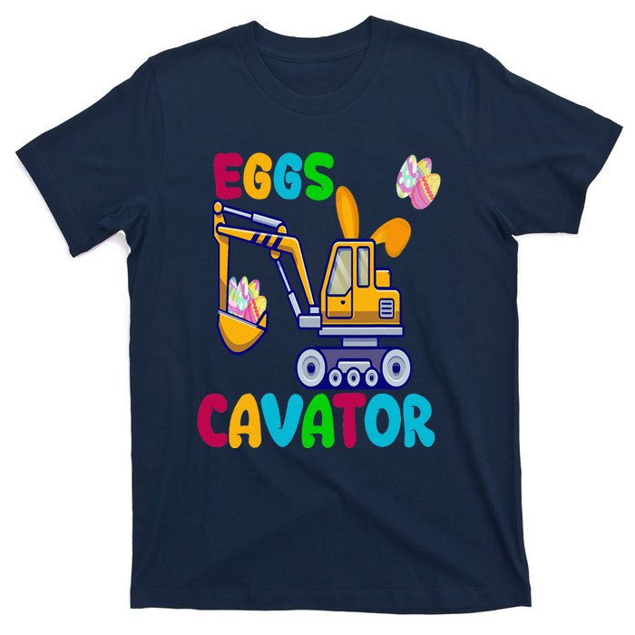 Happy Easter Funny Excavator Hunting Egg T-Shirt