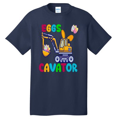 Happy Easter Funny Excavator Hunting Egg Tall T-Shirt