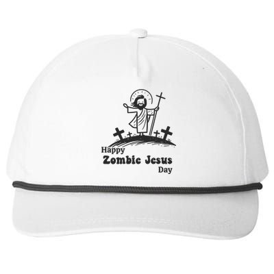 Happy Easter Funny Zombie Jesus Snapback Five-Panel Rope Hat