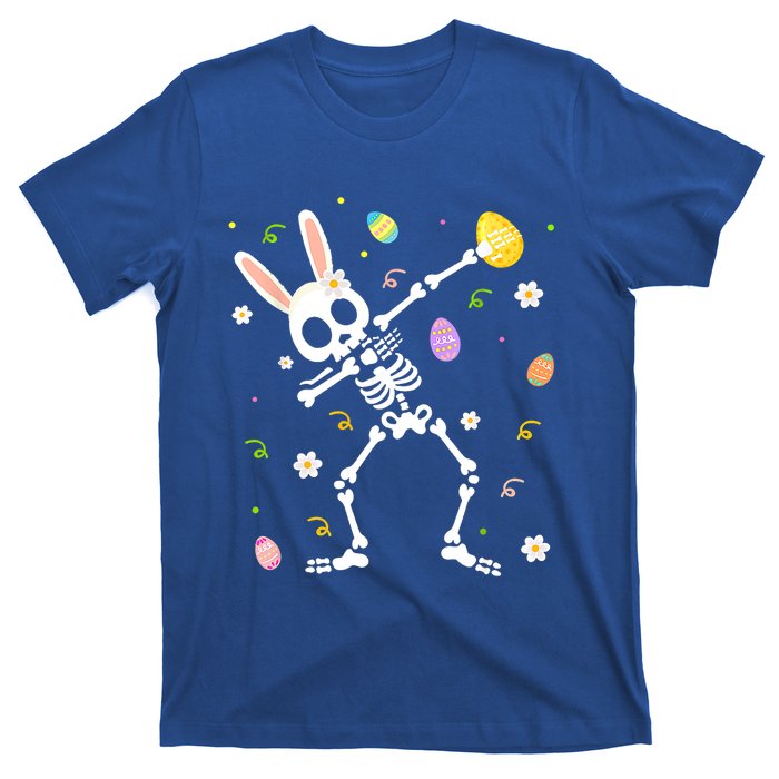 Happy Easter Funny Dabbing Bunny Skeleton Hunting Eggs Gift T-Shirt