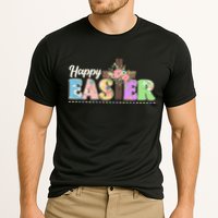 Happy Easter Flower Floral Cross Cooling Performance Crew T-Shirt