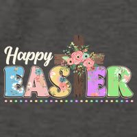 Happy Easter Flower Floral Cross Vector Backpack