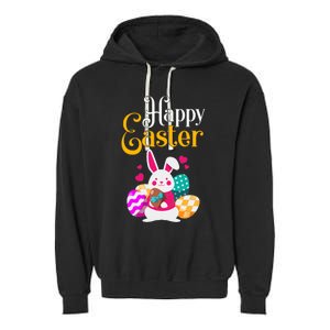 Happy Easter for Girl and Wo - Easter Garment-Dyed Fleece Hoodie