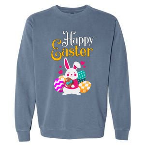 Happy Easter for Girl and Wo - Easter Garment-Dyed Sweatshirt