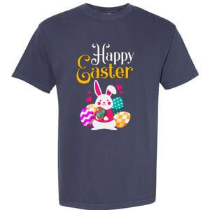 Happy Easter for Girl and Wo - Easter Garment-Dyed Heavyweight T-Shirt