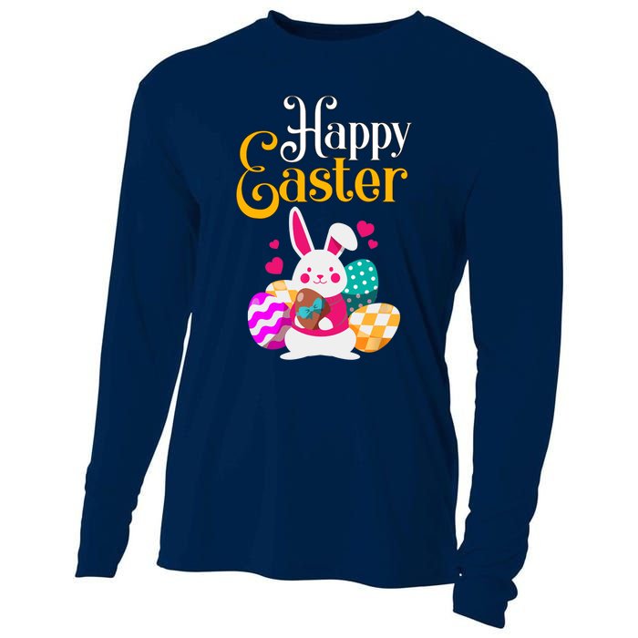 Happy Easter for Girl and Wo - Easter Cooling Performance Long Sleeve Crew