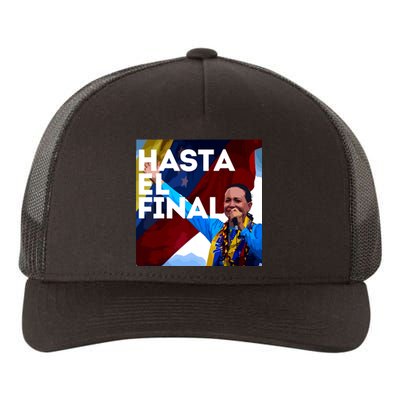 Hasta El Final Maria Corina Venezuela Libre Yupoong Adult 5-Panel Trucker Hat