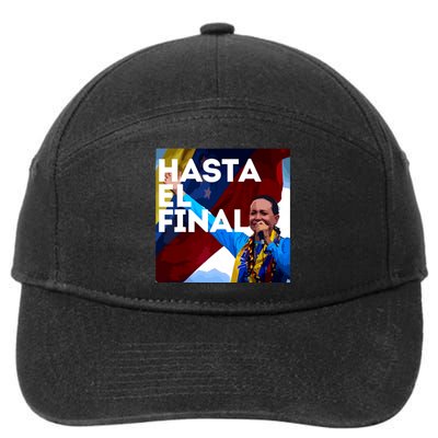 Hasta El Final Maria Corina Venezuela Libre 7-Panel Snapback Hat