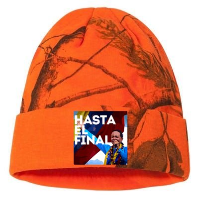 Hasta El Final Maria Corina Venezuela Libre Kati Licensed 12" Camo Beanie