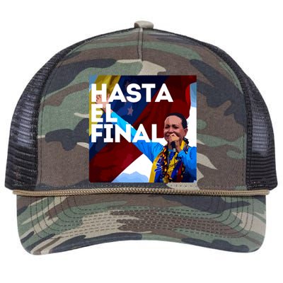 Hasta El Final Maria Corina Venezuela Libre Retro Rope Trucker Hat Cap