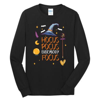 Halloween Everybody Focus Funny Tall Long Sleeve T-Shirt