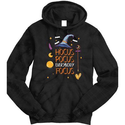 Halloween Everybody Focus Funny Tie Dye Hoodie