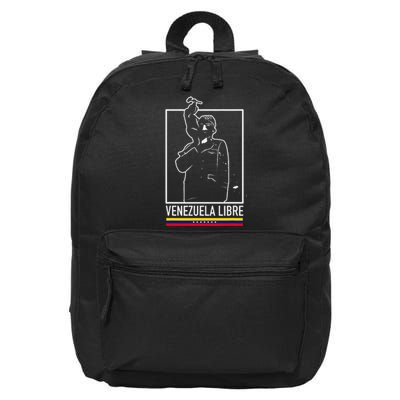 Hasta El Final Abajo Cadenas Venezuela Libre 16 in Basic Backpack