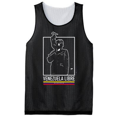 Hasta El Final Abajo Cadenas Venezuela Libre Mesh Reversible Basketball Jersey Tank