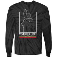 Hasta El Final Abajo Cadenas Venezuela Libre Tie-Dye Long Sleeve Shirt