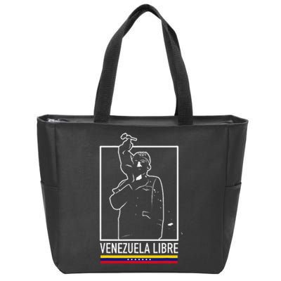 Hasta El Final Abajo Cadenas Venezuela Libre Zip Tote Bag