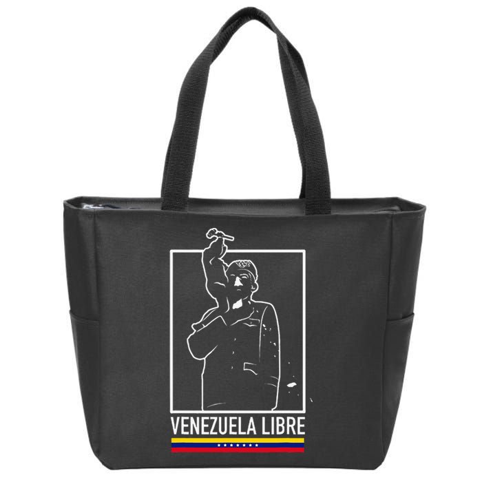 Hasta El Final Abajo Cadenas Venezuela Libre Zip Tote Bag