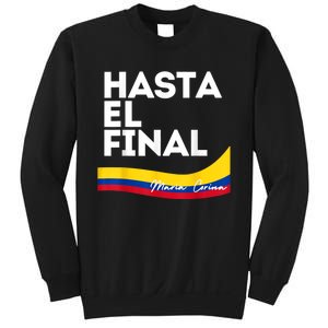 Hasta El Final Maria Corina Venezuela Libre Sweatshirt