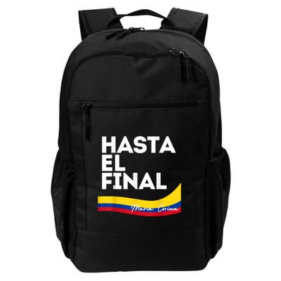 Hasta El Final Maria Corina Venezuela Libre Backpack
