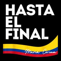 Hasta El Final Maria Corina Venezuela Libre Drawstring Bag