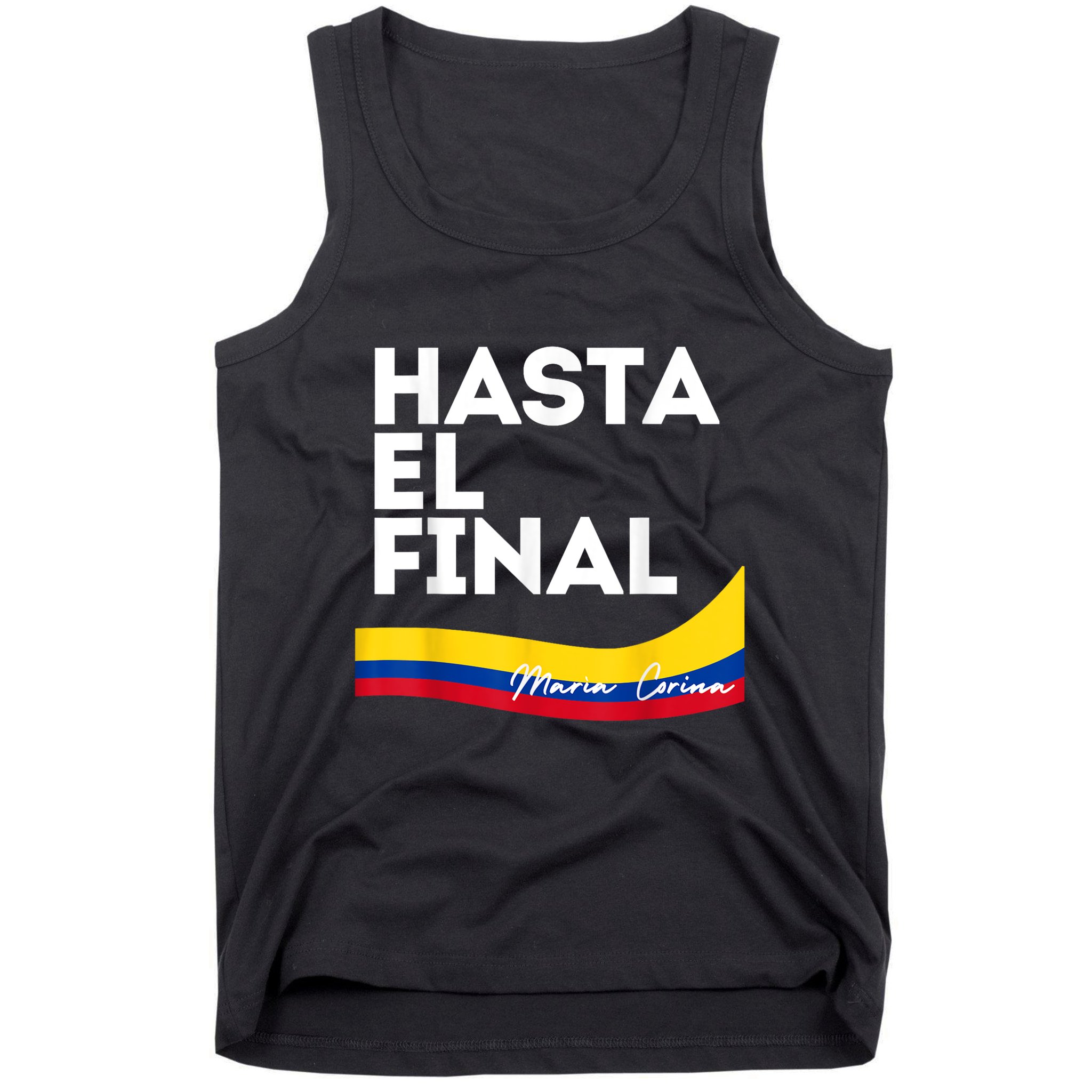 Hasta El Final Maria Corina Venezuela Libre Tank Top