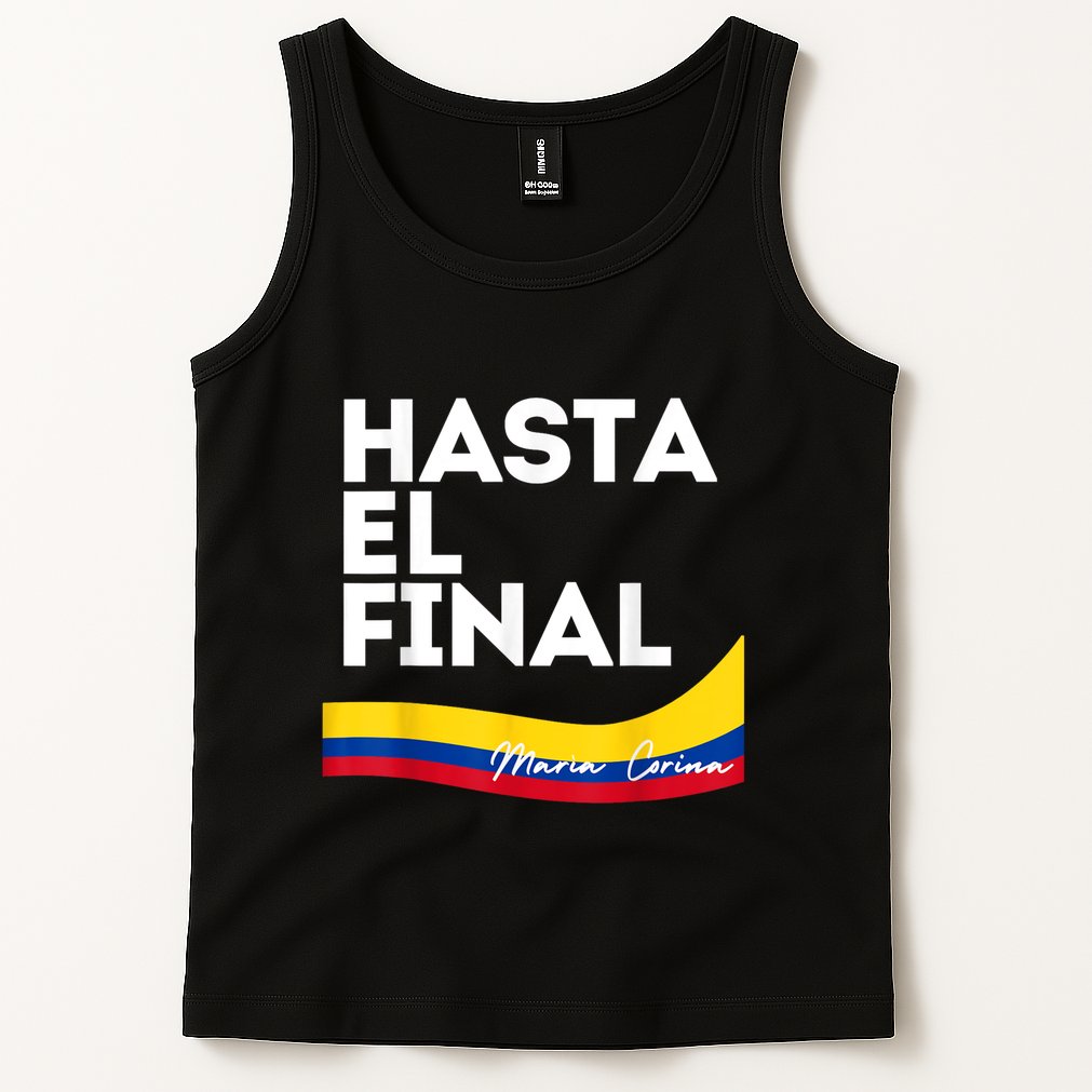 Hasta El Final Maria Corina Venezuela Libre Tank Top