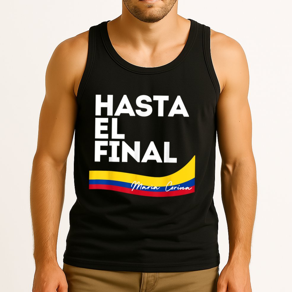 Hasta El Final Maria Corina Venezuela Libre Tank Top