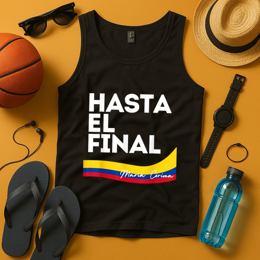 Hasta El Final Maria Corina Venezuela Libre Tank Top