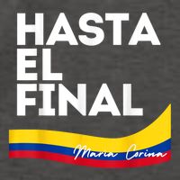 Hasta El Final Maria Corina Venezuela Libre Vector Backpack