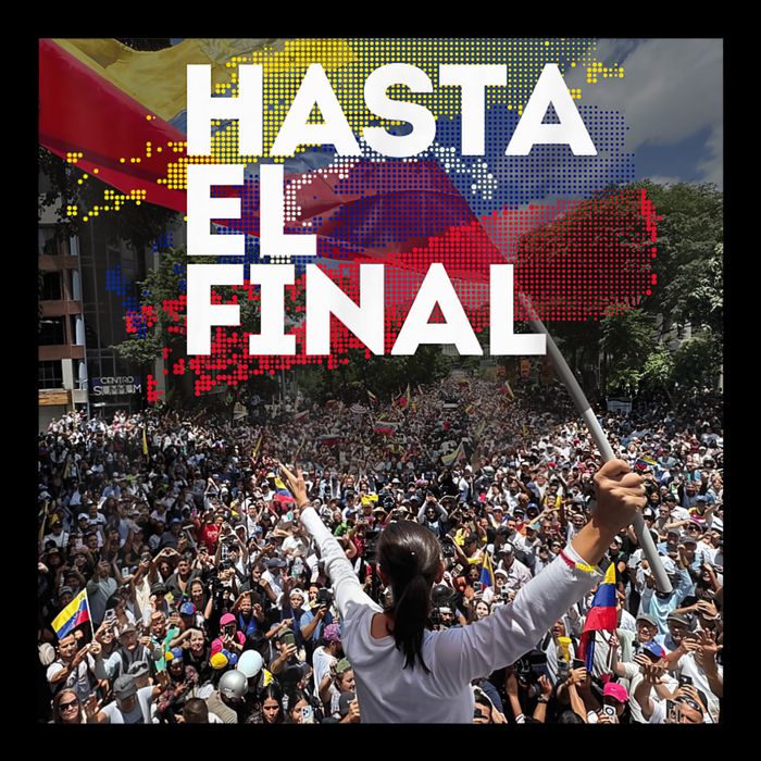 Hasta El Final Venezuela MaríA Corina Machado T-Shirt