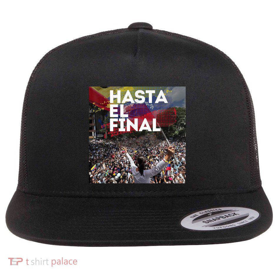 Hasta El Final Venezuela MaríA Corina Machado Flatbill Hat
