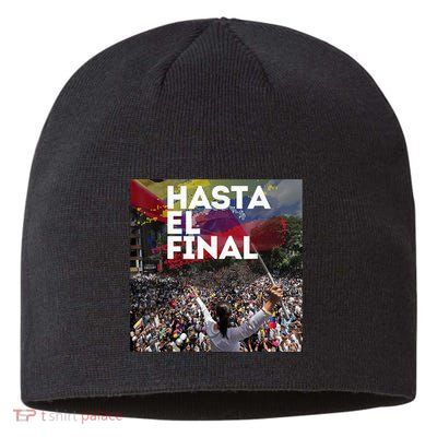 Hasta El Final Venezuela MaríA Corina Machado Sustainable Beanie