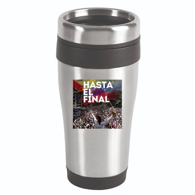 Hasta El Final Venezuela MaríA Corina Machado 16oz Travel Tumbler