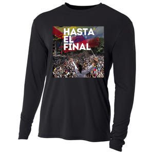 Hasta El Final Venezuela MaríA Corina Machado Cooling Performance Long Sleeve Crew