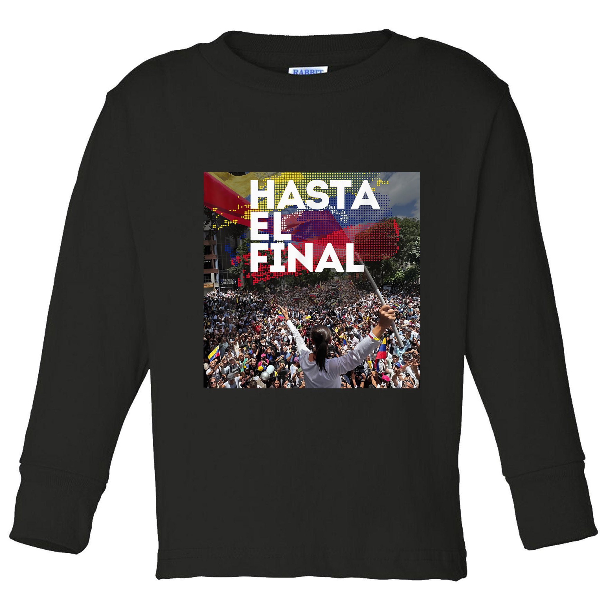Hasta El Final Venezuela MaríA Corina Machado Toddler Long Sleeve Shirt