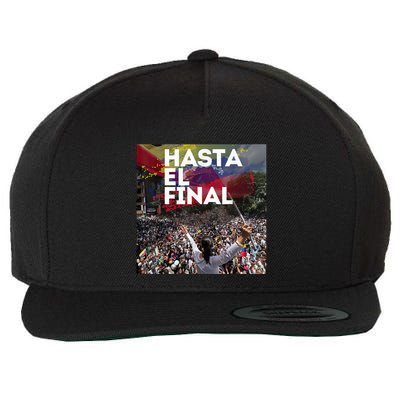 Hasta El Final Venezuela MaríA Corina Machado Wool Snapback Cap