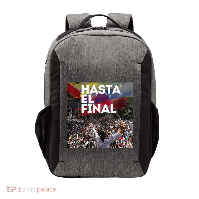 Hasta El Final Venezuela MaríA Corina Machado Vector Backpack